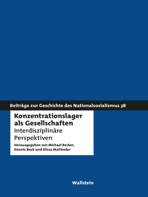 cover image of Konzentrationslager als Gesellschaften
